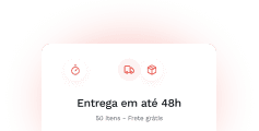 Receba no prazo combinado