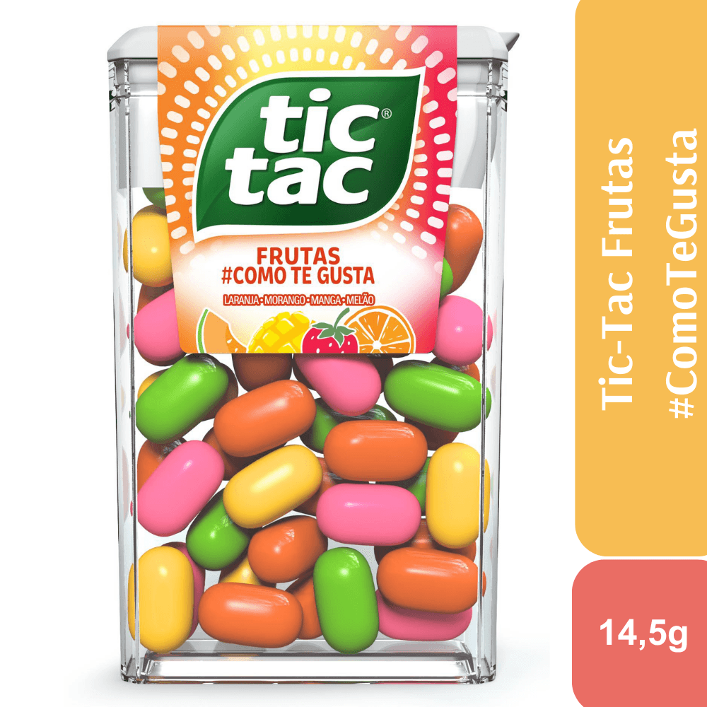 Tic Tac Pastilhas Sabor Frutas Como Te Gusta 14,5g - Image 1