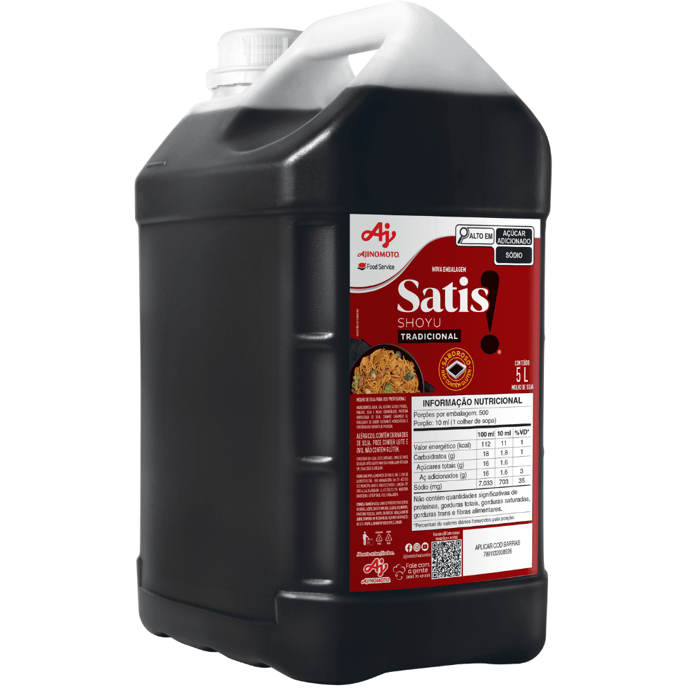 Molho Shoyu Profissional Satis!® Tradicional 5L - Image 1