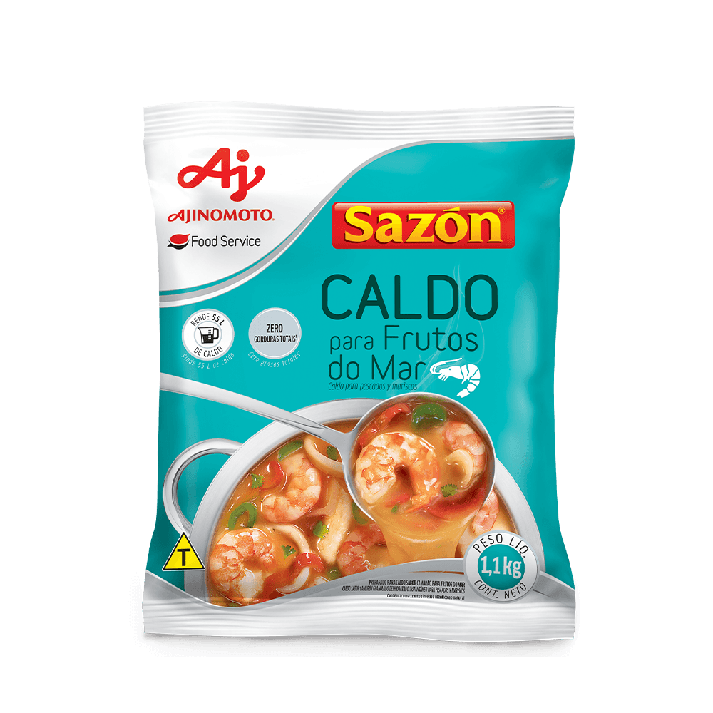 Caldo Em Pó Sazón® Profissional Sabor Frutos Do Mar 1,1Kg - Image 1