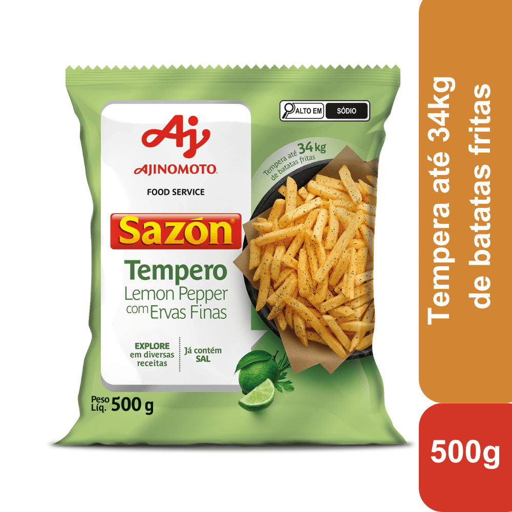 Tempero Sazón® Profissional Lemon Pepper com Ervas Finas - Image 1